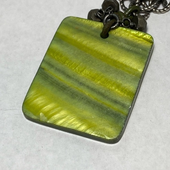 SILPADA Mother of Pearl Pyrite 925 Necklace - Picture 10 of 11